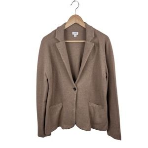J. Crew Women's Tan Sweater Blazer